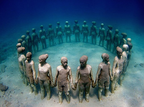 Jason de Caires Taylor. underwater sculptures